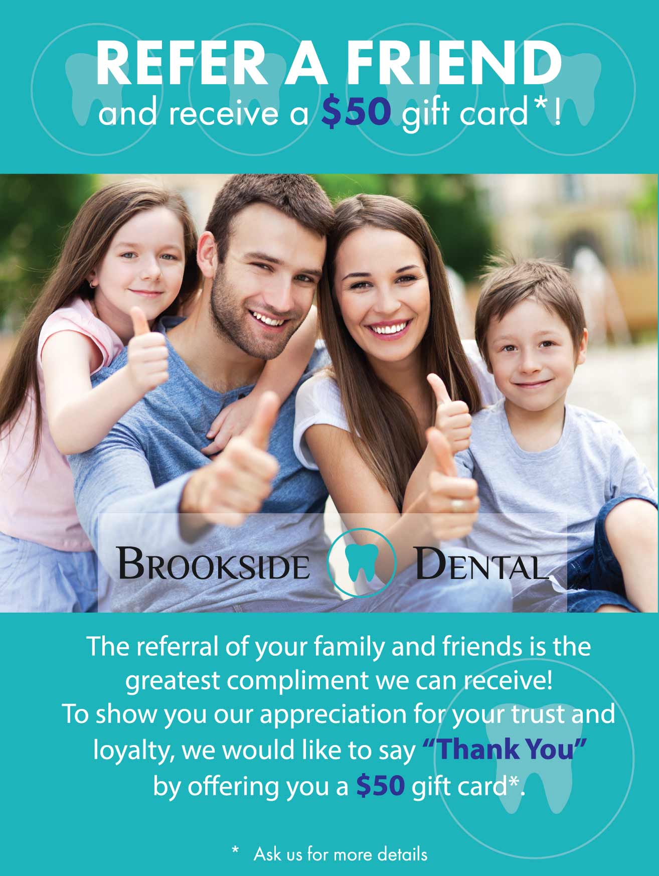 Referral Offer | Kelowna General & Family Dentist | Brookside Dental Centre | Kelowna, BC